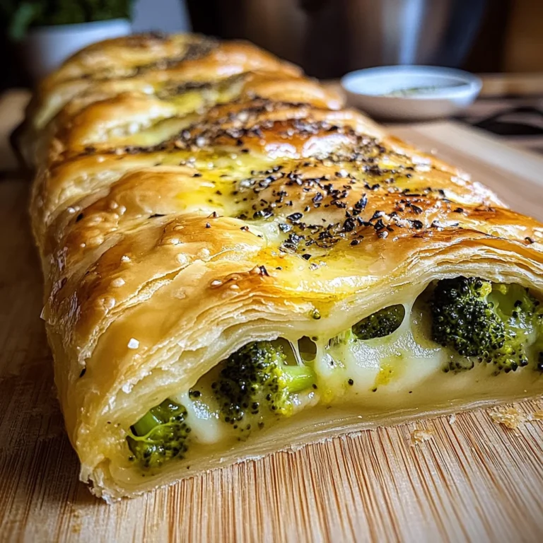 Brokkoli-Käse-Strudel