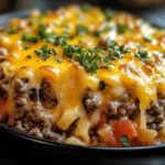 Cheeseburger-Auflauf