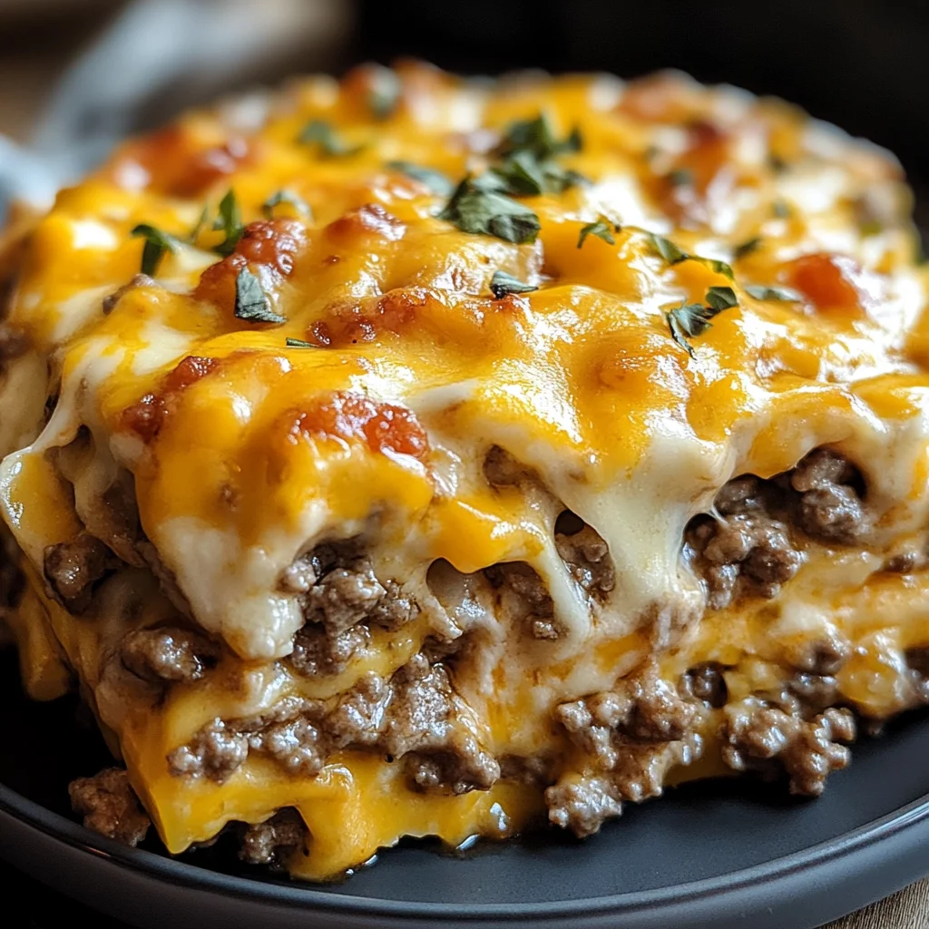 Cheeseburger-Auflauf