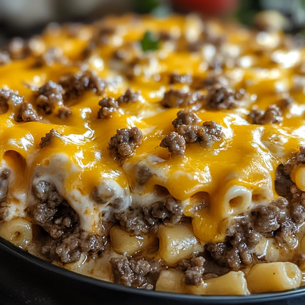 Cheeseburger-Auflauf