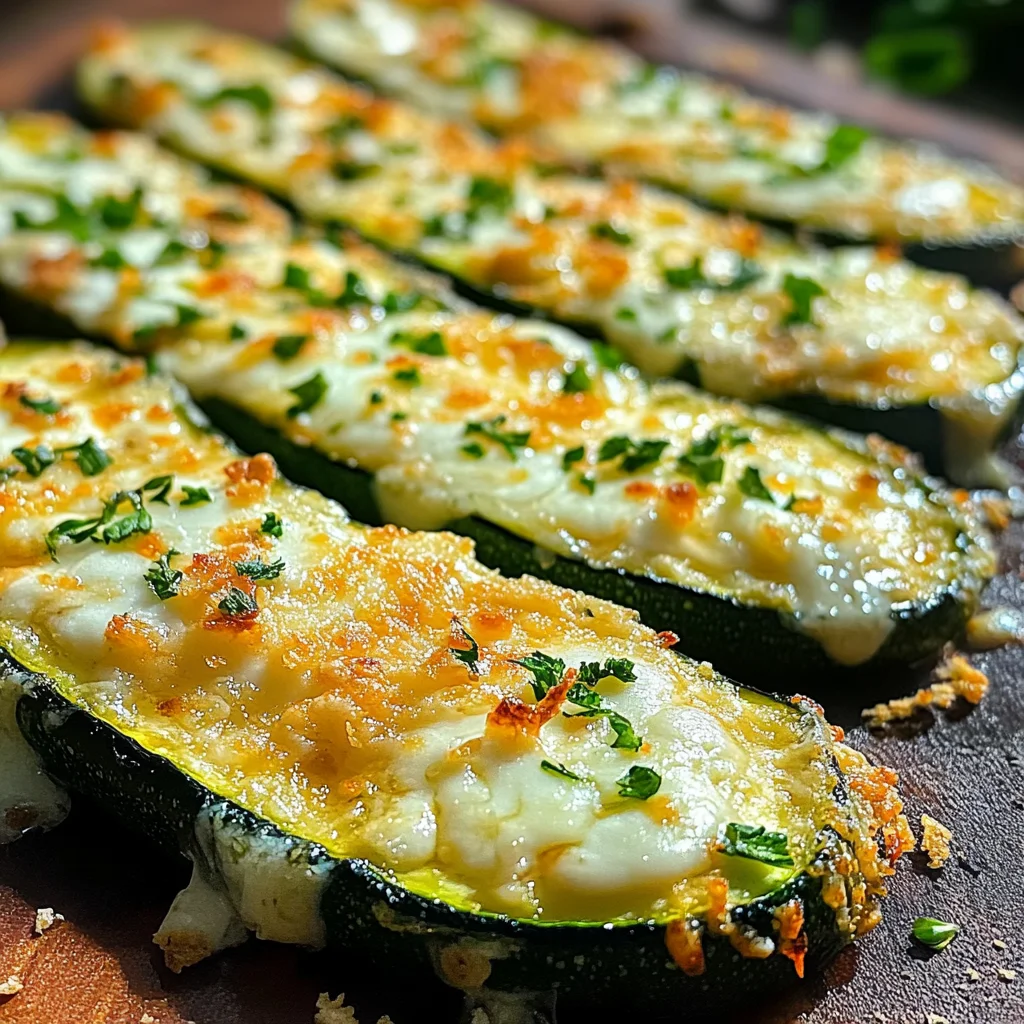Cheesy Zucchini Steaks