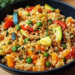 Gemüse Reispfanne
