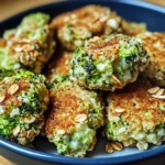 Gesunde Brokkoli Nuggets mit Haferflocken