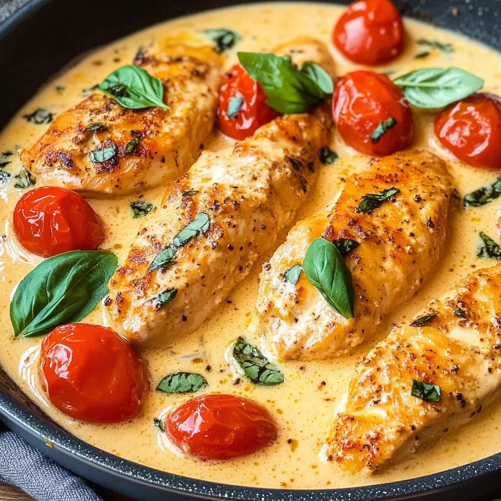 Hähnchenfilet in Frischkäse-Parmesan-Soße: Einfaches Rezept für jeden Tag