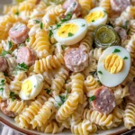 Klassischer Nudelsalat mit Mayo - einfach & schnell
