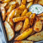 Knusprige Kartoffelspalten im Ofen