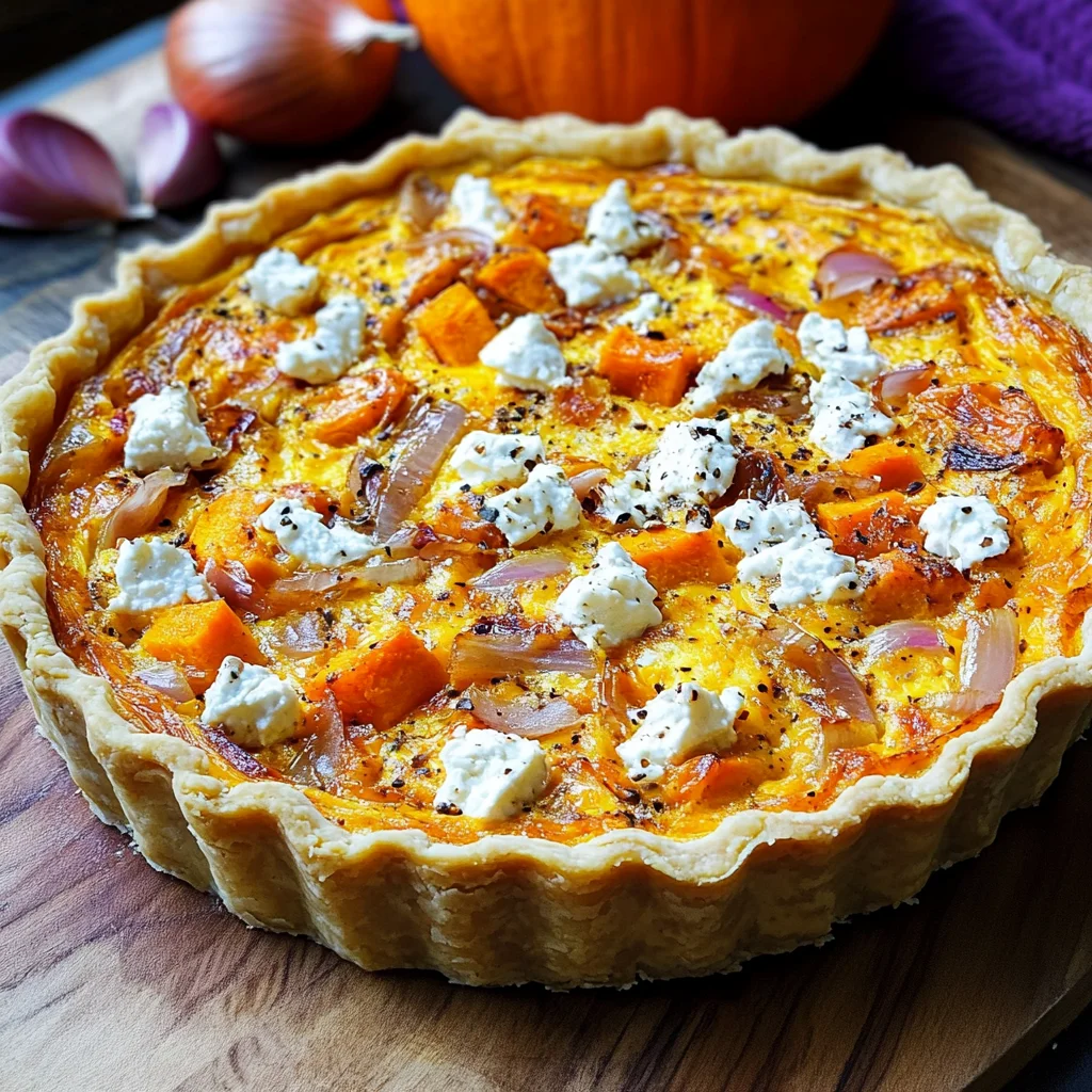 Kürbis-Quiche