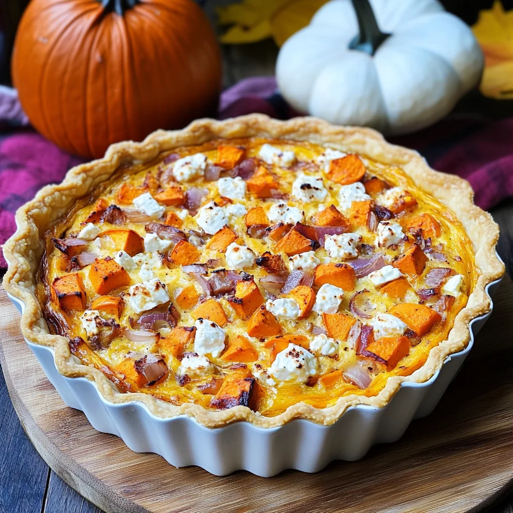 Kürbis-Quiche