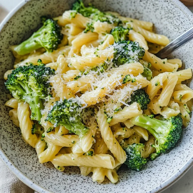 One Pot Pasta mit Brokkoli