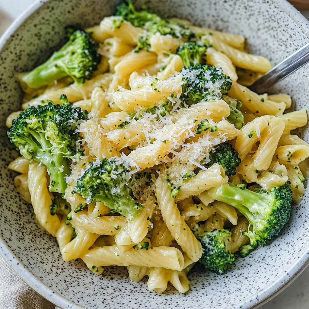 One Pot Pasta mit Brokkoli