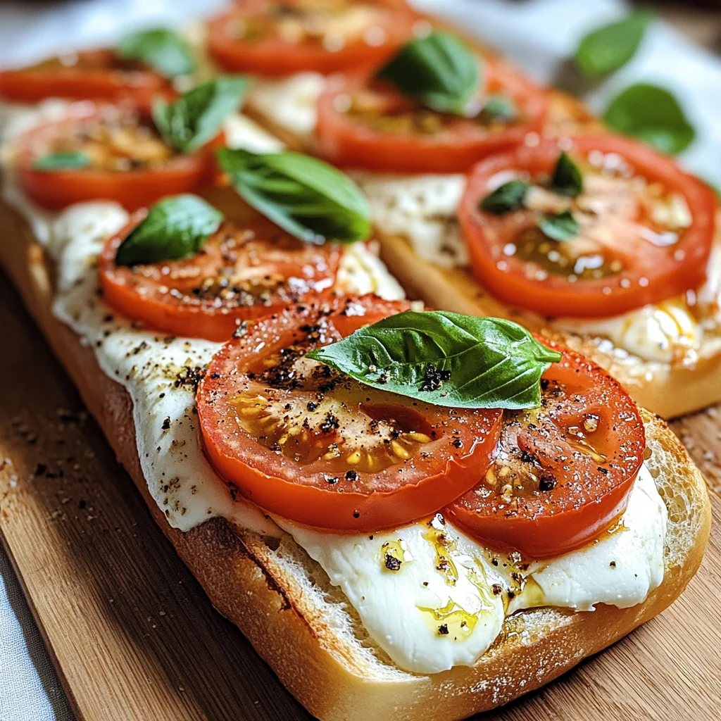 Schnelles Tomaten-Mozzarella-Baguette