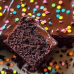 Schokokuchen vom Blech - saftig & schnell