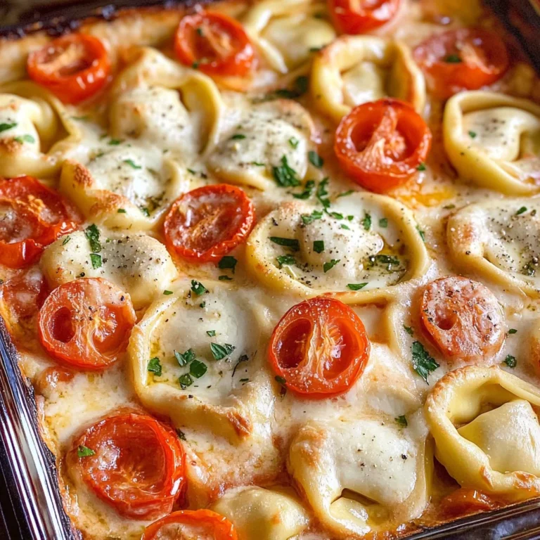 Tortellini-Auflauf mit Tomaten & Mozzarella