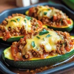 Zucchini gefüllt mit Hackfleisch Rezept