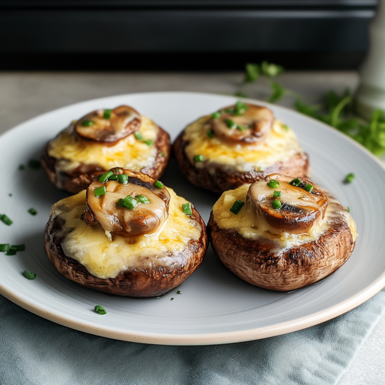 Köstliche gefüllte Champignons – Ein Snack-Hit für Gäste!