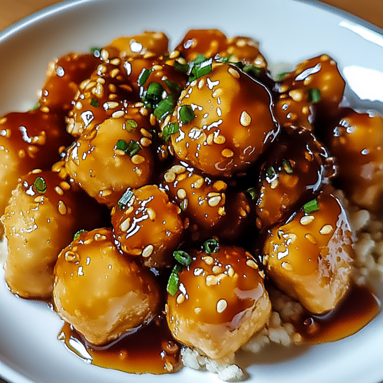 Verführerisches Karamellisiertes Sesam-Hähnchen Rezept