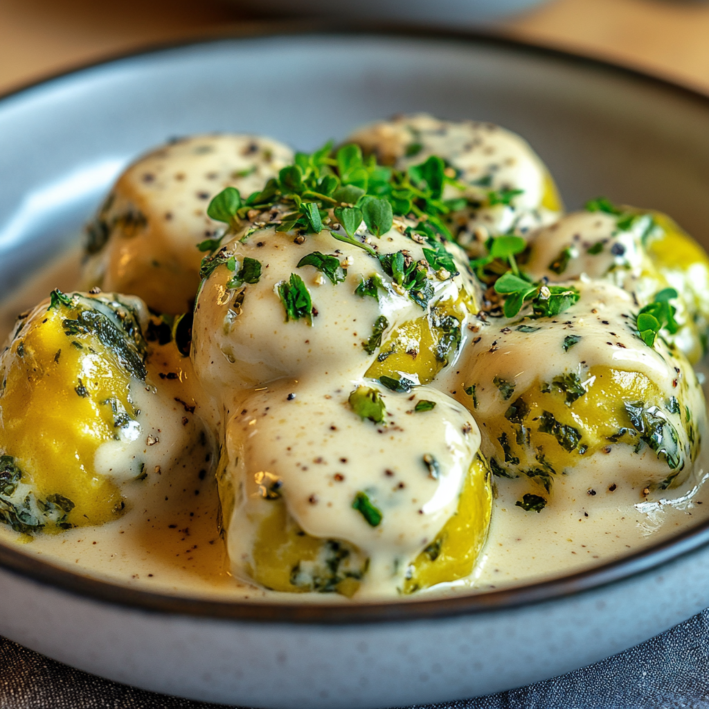 Verführerisches Rosenkohl in Frischkäse-Senfsauce Rezept