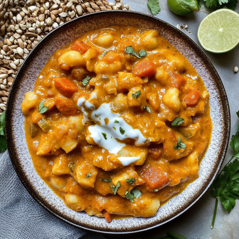 Himmlisches Süßkartoffel Curry Rezept in nur 25 Minuten