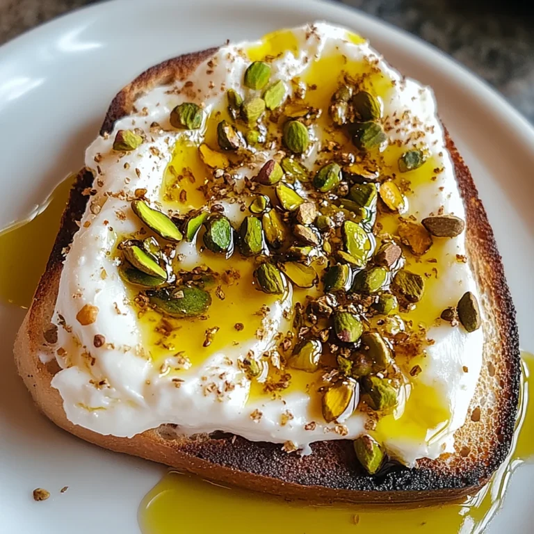 Burrata-Toast mit Pistazien und heißem Honig: Himmlisch l…