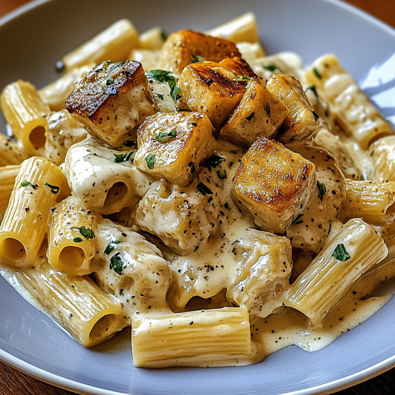 Cremiges Knoblauchbutter-Huhn & Rigatoni: Ein Genuss!