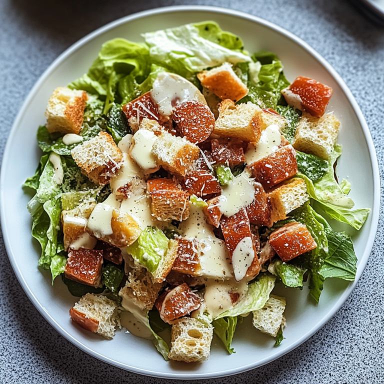 Frisch & Knackig Caesar Salad: Der perfekte Genuss!