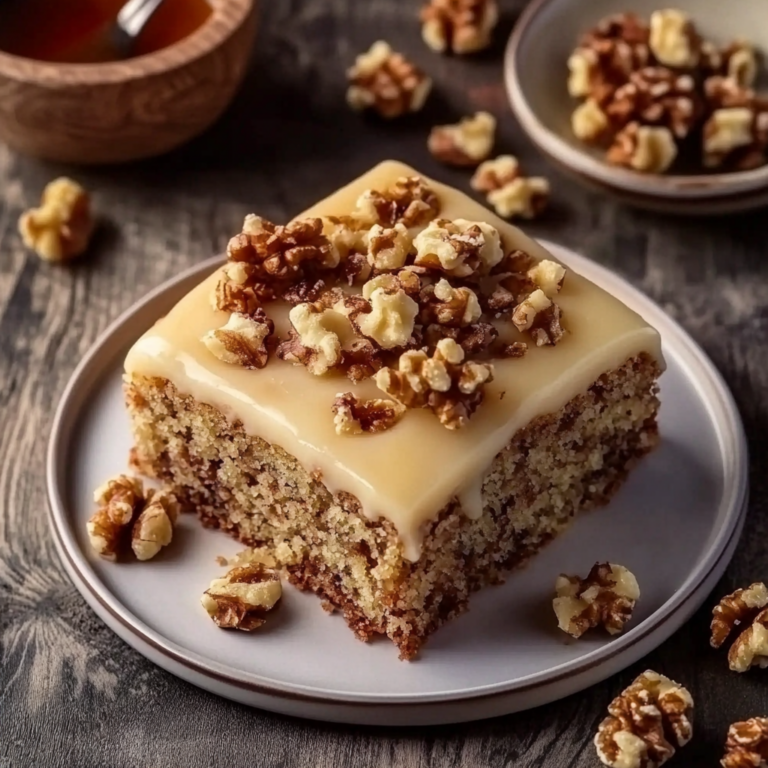 Himmlischer Friss-dich-dumm-Kuchen mit Walnüssen Rezept