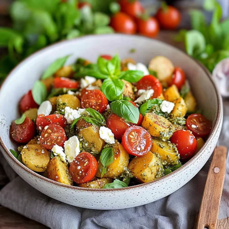 Kartoffelsalat – mediterran mit Pesto: Ein Genuss für all…