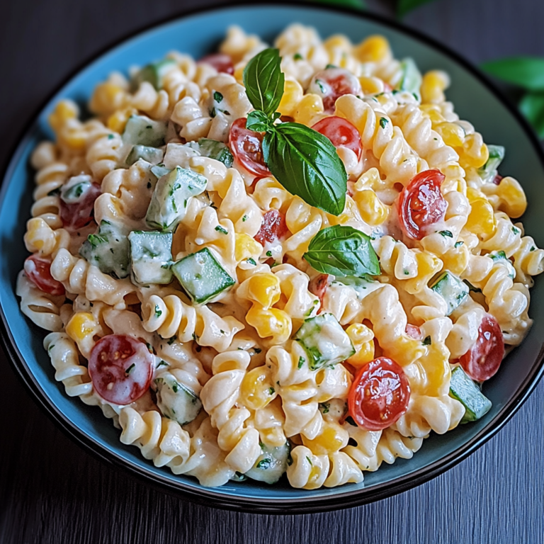 Kinder Nudelsalat mit Frischkäse – Lecker & Einfach Zuber…