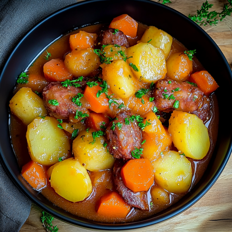 Unwiderstehlicher Mohren und Kartoffel Eintopf für Genießer