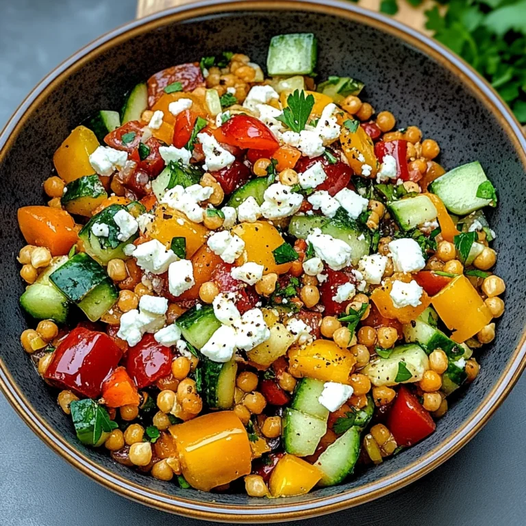 Rote Linsen Salat Orientalisch mit Feta: Erfrischend lecker