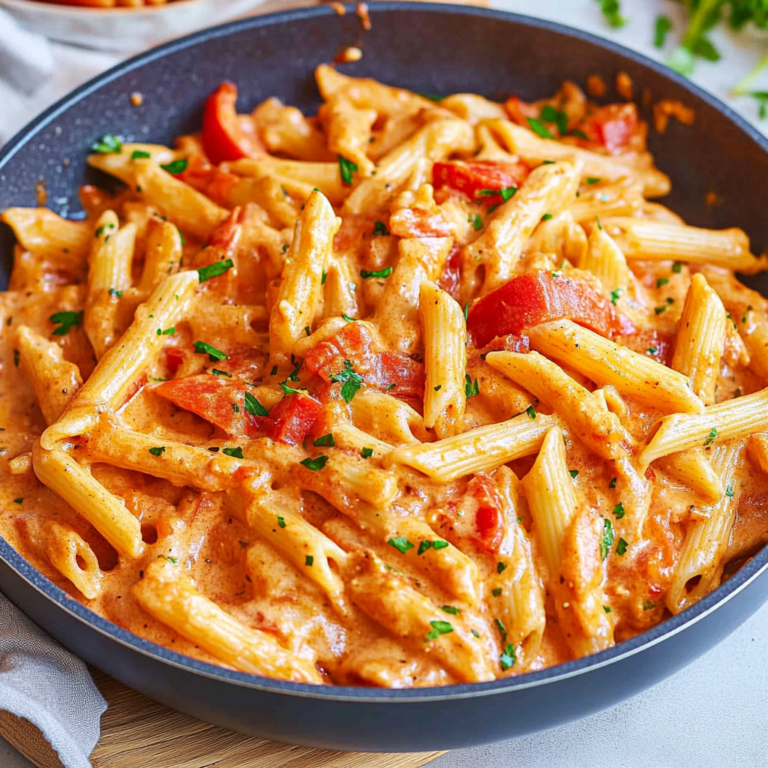 Schnelle Pasta mit Paprika-Sahne-Soße: In 20 Minuten Geni…