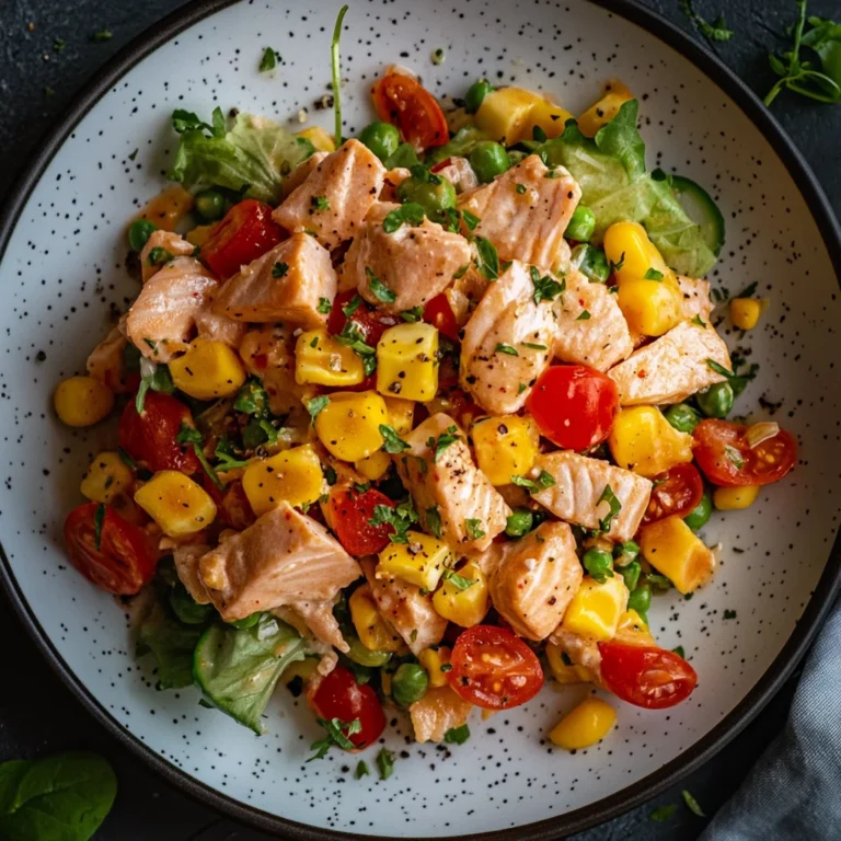 Thunfischsalat mit Paprika, Mais und Ei: Schnell und frisch