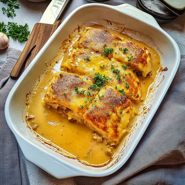 Zwiebel-Sahne-Hähnchen: Cremig und unwiderstehlich lecker