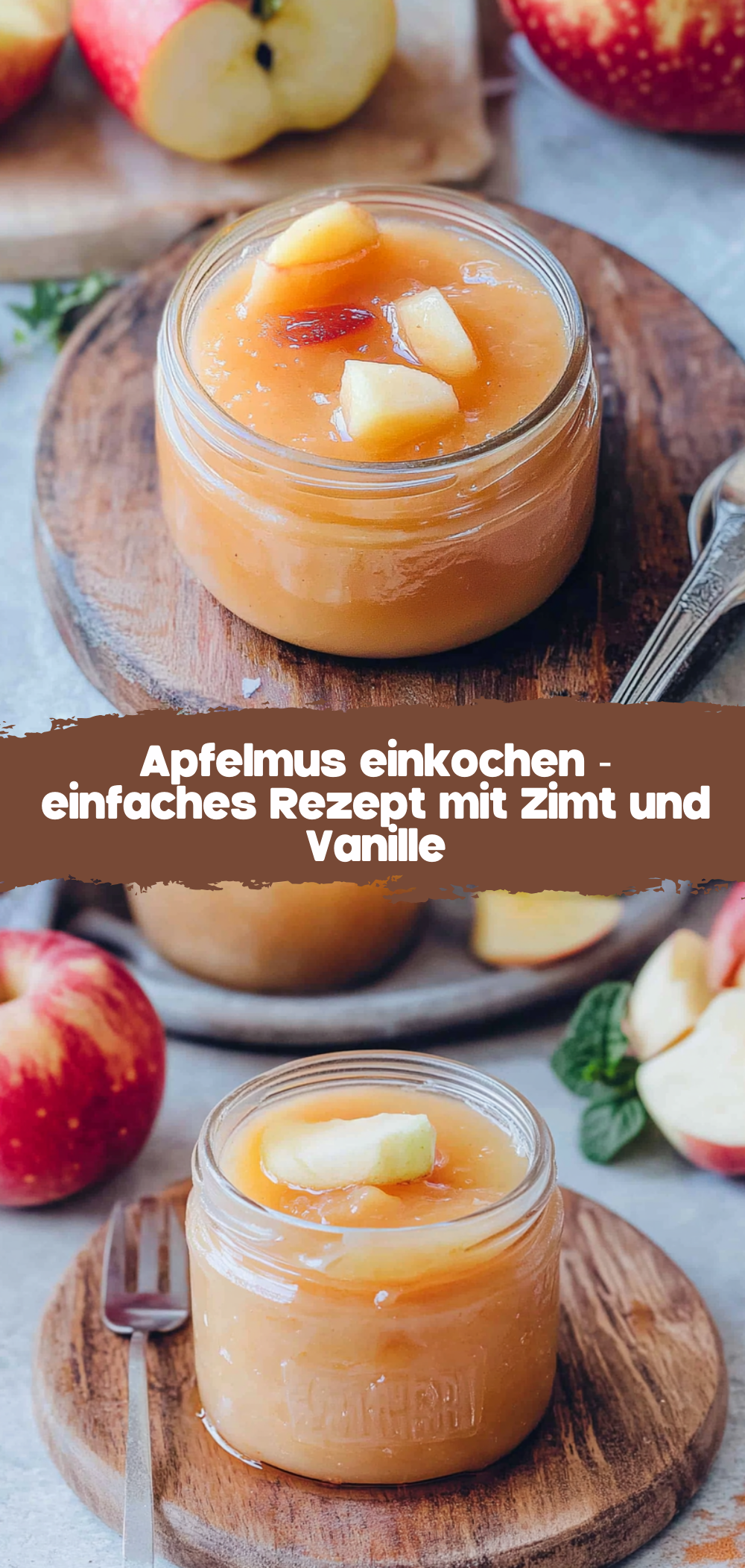 Apfelmus einkochen - einfaches Rezept