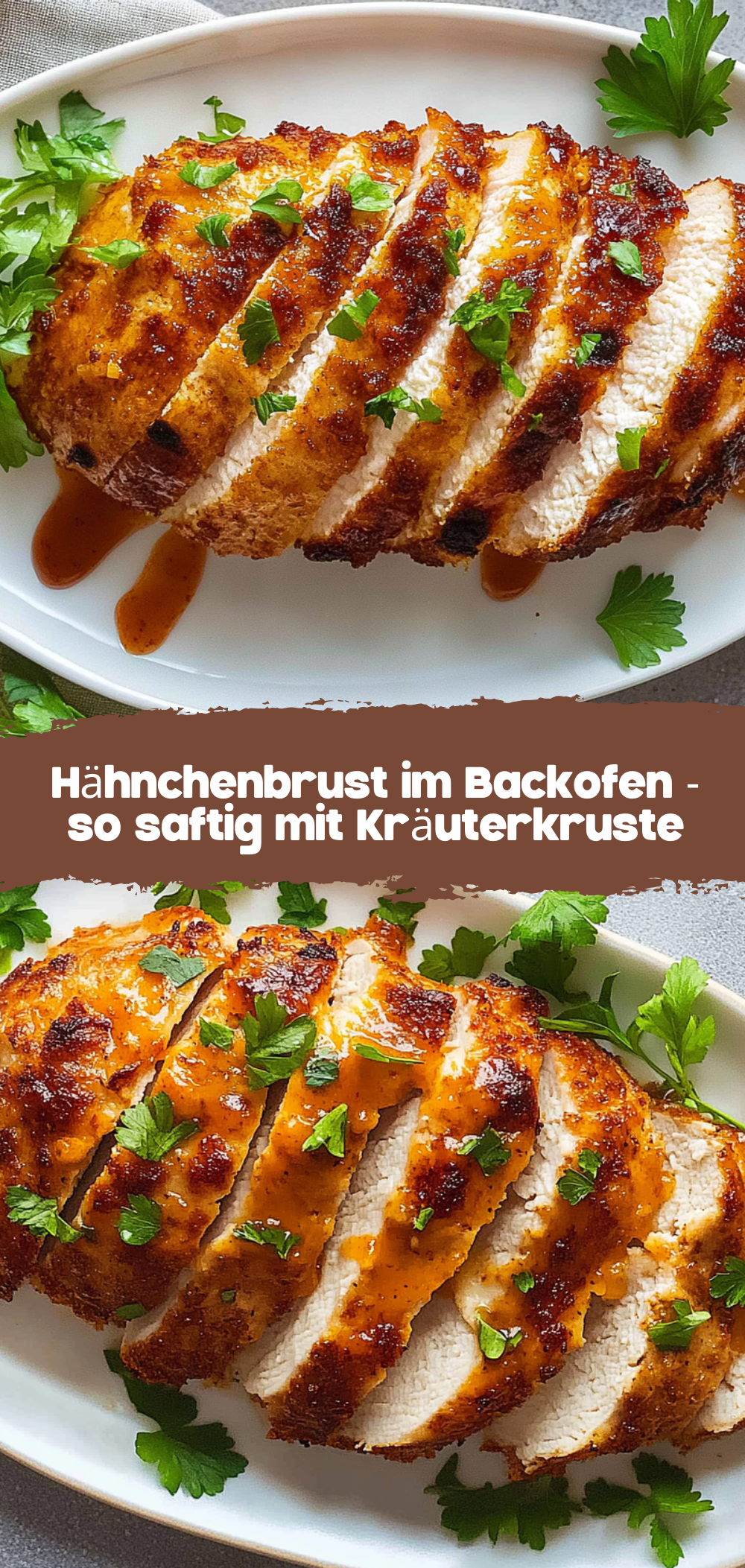 Hähnchenbrust im Backofen - so saftig