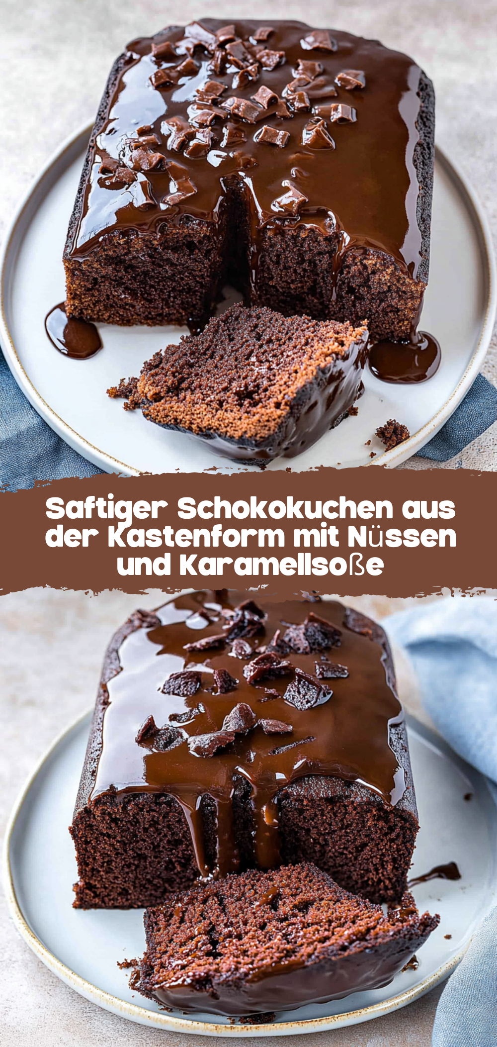 Saftiger Schokokuchen aus der Kastenform