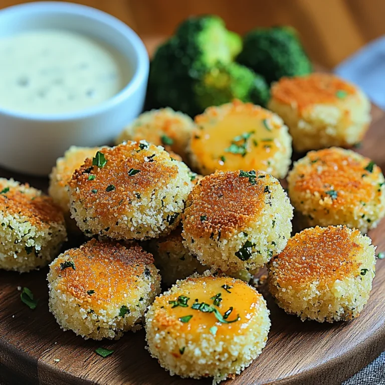 Brokkoli Käse Nuggets: Knusprig und cremig zugleich