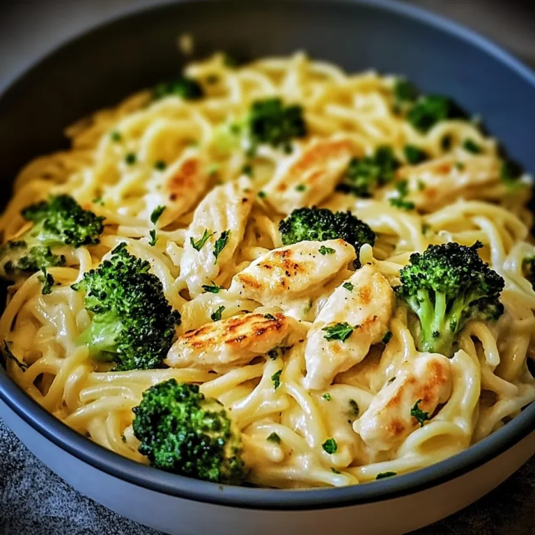 Cremige Hähnchen-Brokkoli-Pasta: Ein Gaumenschmaus für dich