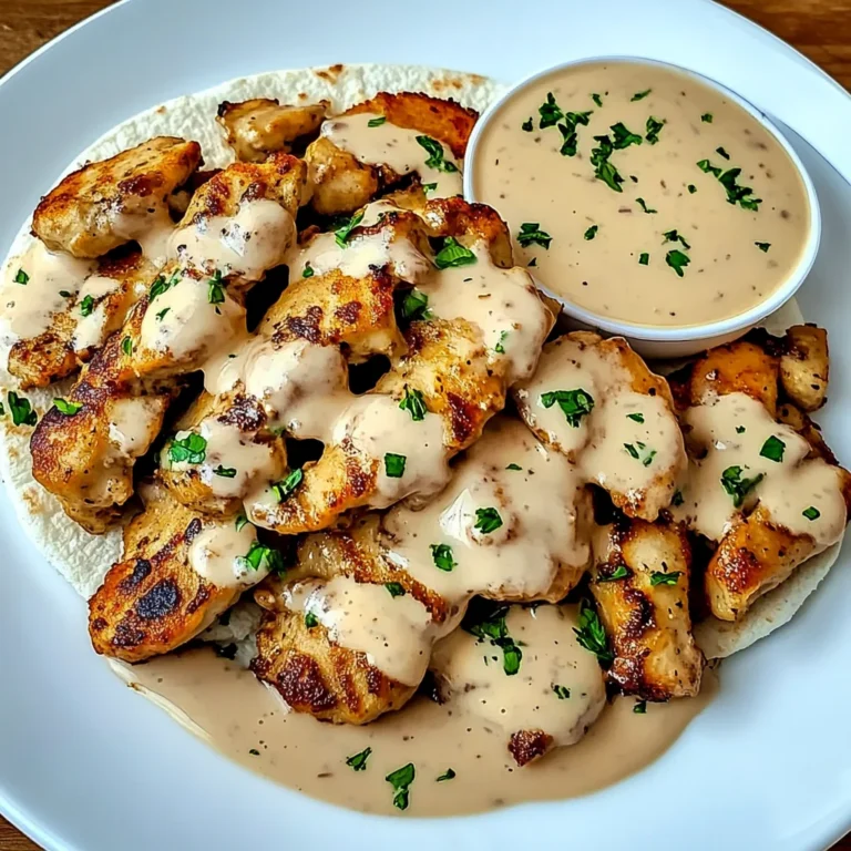 Einfaches Hähnchen-Gyros: Cremige Genussreise für dich
