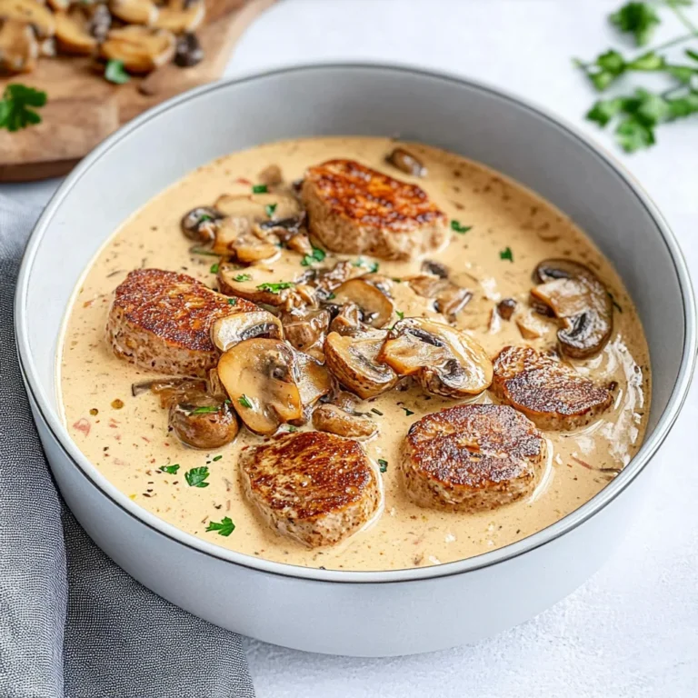 Filettopf mit Champignons – einfach & so cremig lecker