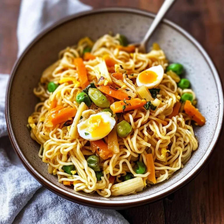 Gebratene Nudeln mit Gemüse und Ei: Einfach lecker genießen