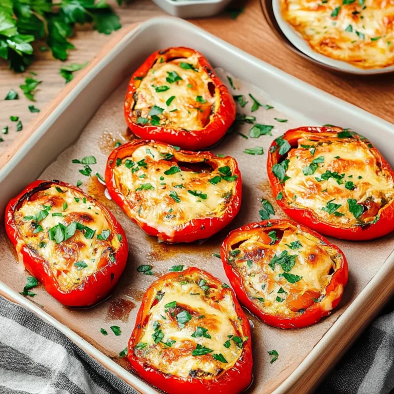 Gefüllte Paprikaringe: Herzhaft und bunt für Genießer