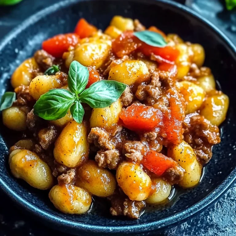 Gnocchi Pfanne mit Hackfleisch und Paprika: Ein ultimativ…