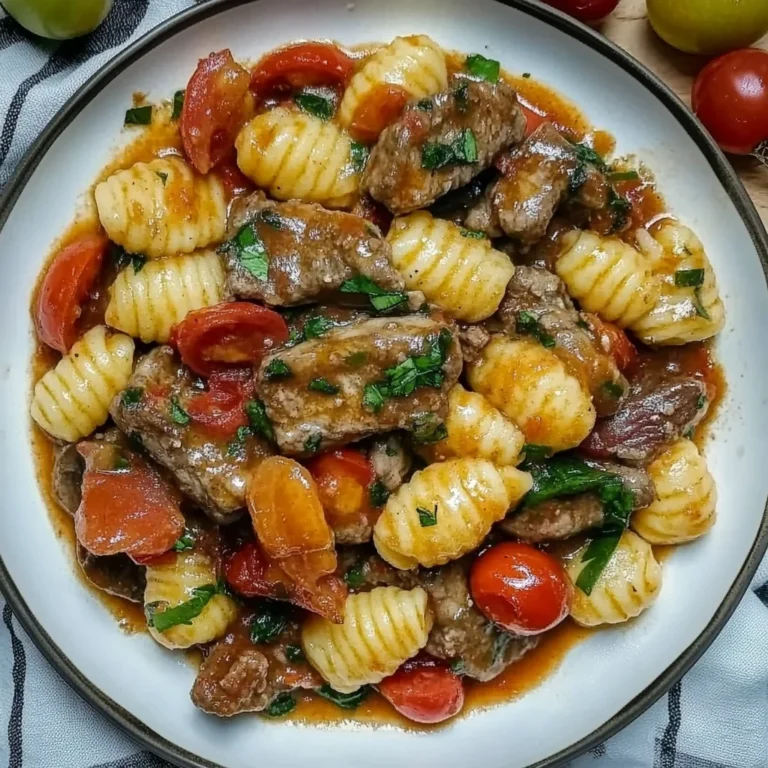Gnocchi Rezept mit Rinderfilet und Kirschtomaten: Ein Gen…