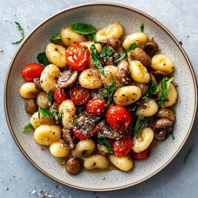 Gnocchi mit Pilz Rahm Soße: Cremig und verführerisch geni…