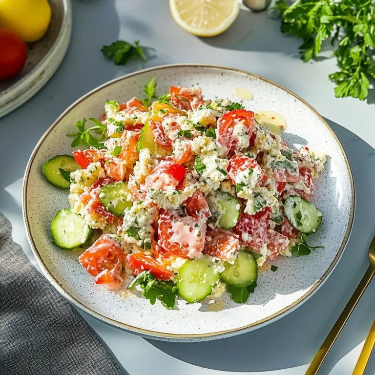 Hüttenkäse-Salat: Leckere Proteinbombe für jeden Tag
