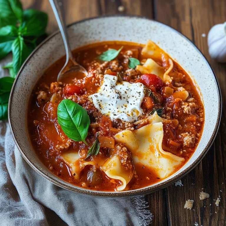 Lasagnesuppe für die ganze Familie: Cremig und lecker