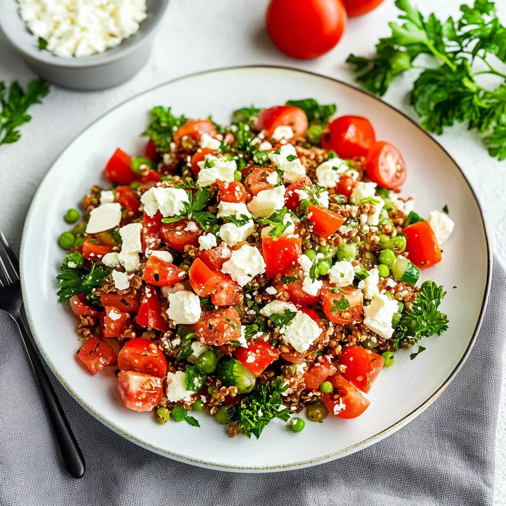 Linsensalat mit Feta: Blitzschnell und köstlich!