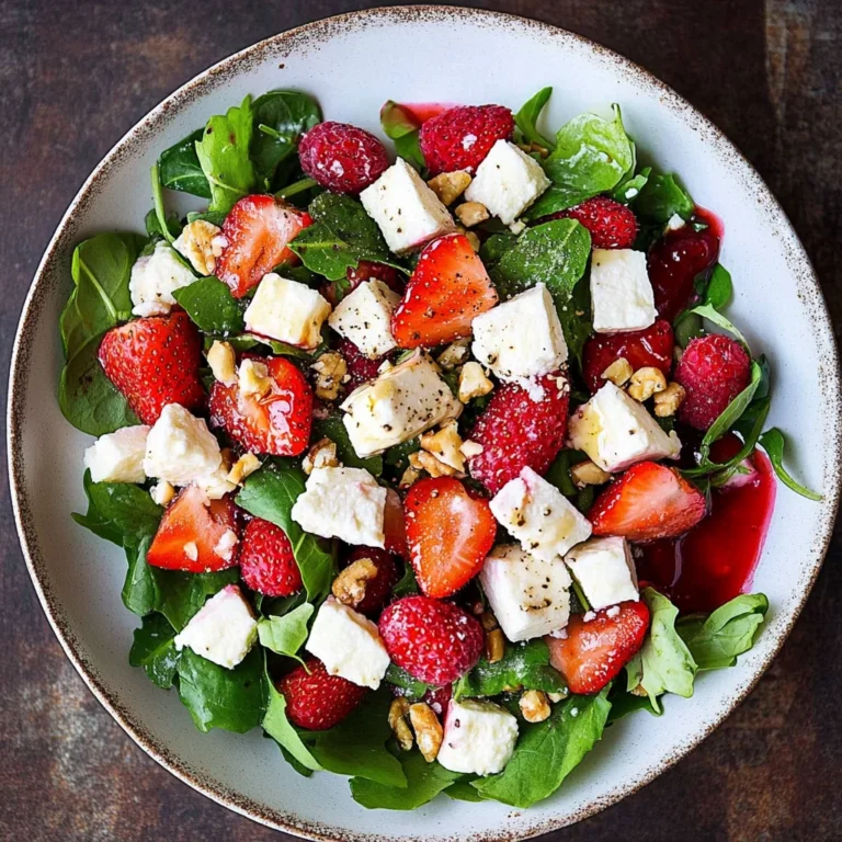 Salat mit Erdbeeren: Erfrischend und voller Geschmack