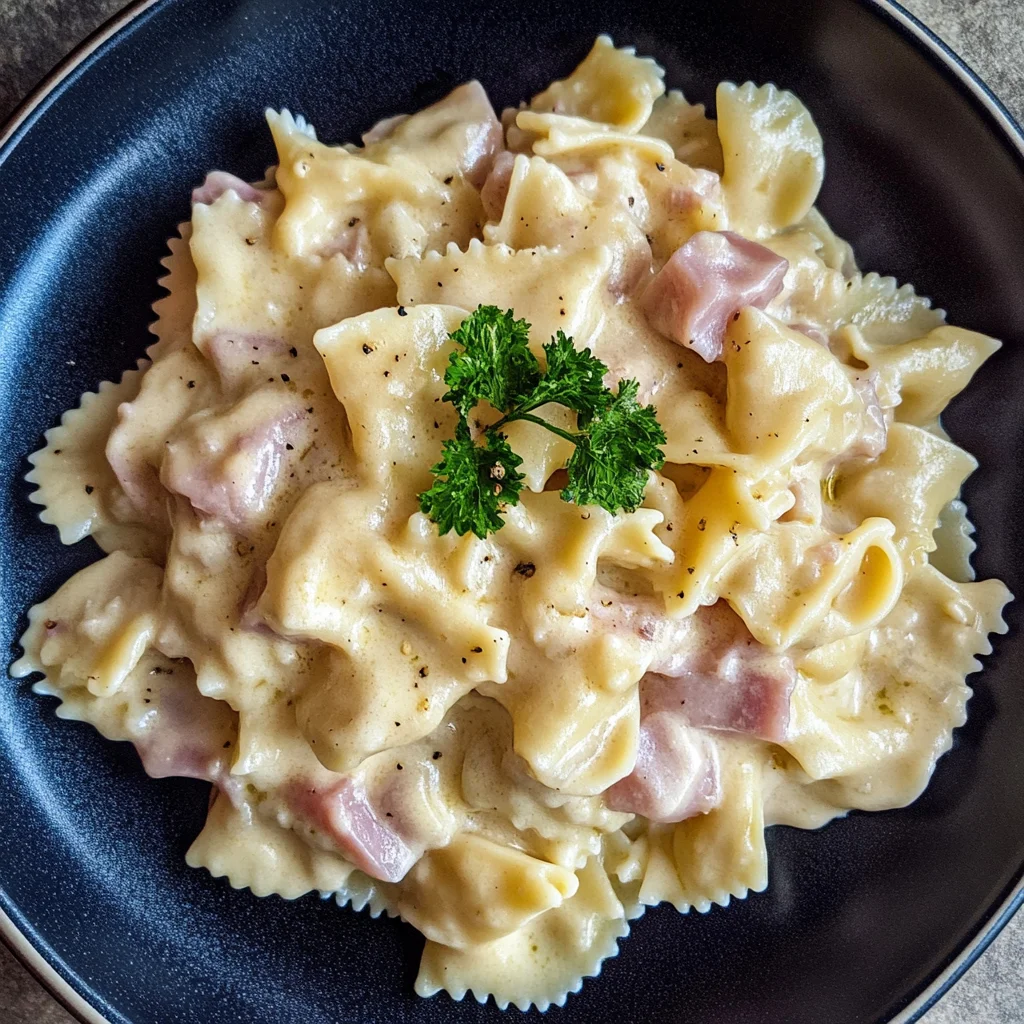 Schinken-Käse-Nudeln: Cremig und unkompliziert genießen